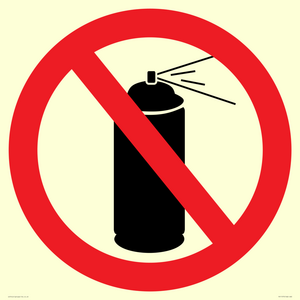 P906 Prohibition: No aerosol